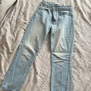 Abercrombie & Fitch Light Blue Straight Leg Jeans